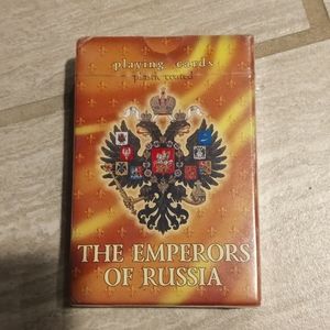 The Emporers Of Russia Playing Cards ( New in Box)